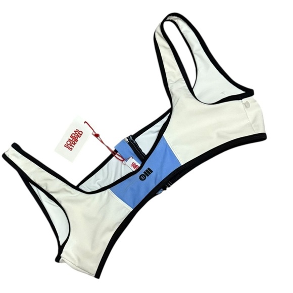 Solid and Striped Women Bikini Top The Charlie TOP L New $88.00 - Picture 5 of 6